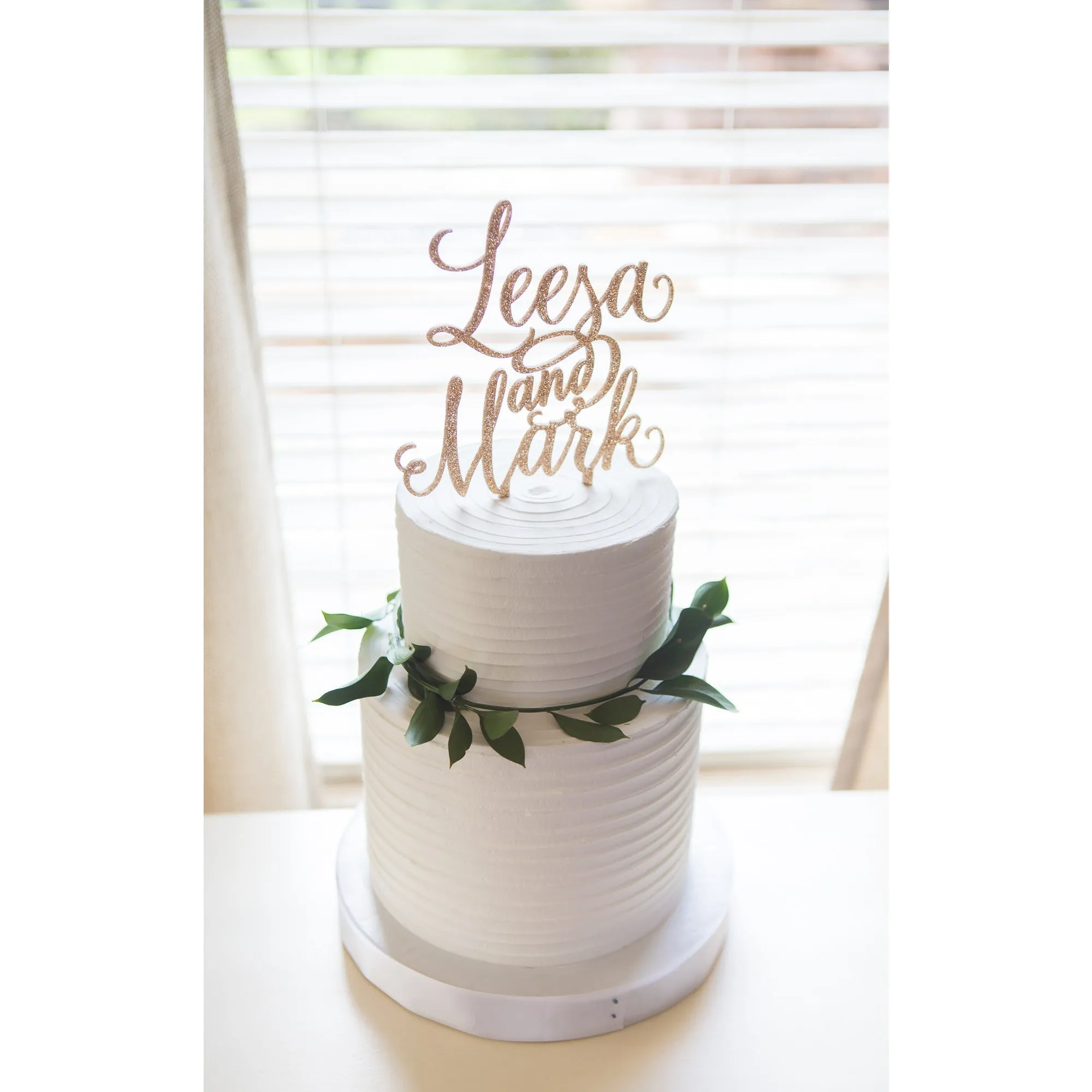 Personalized Names Cake Topper